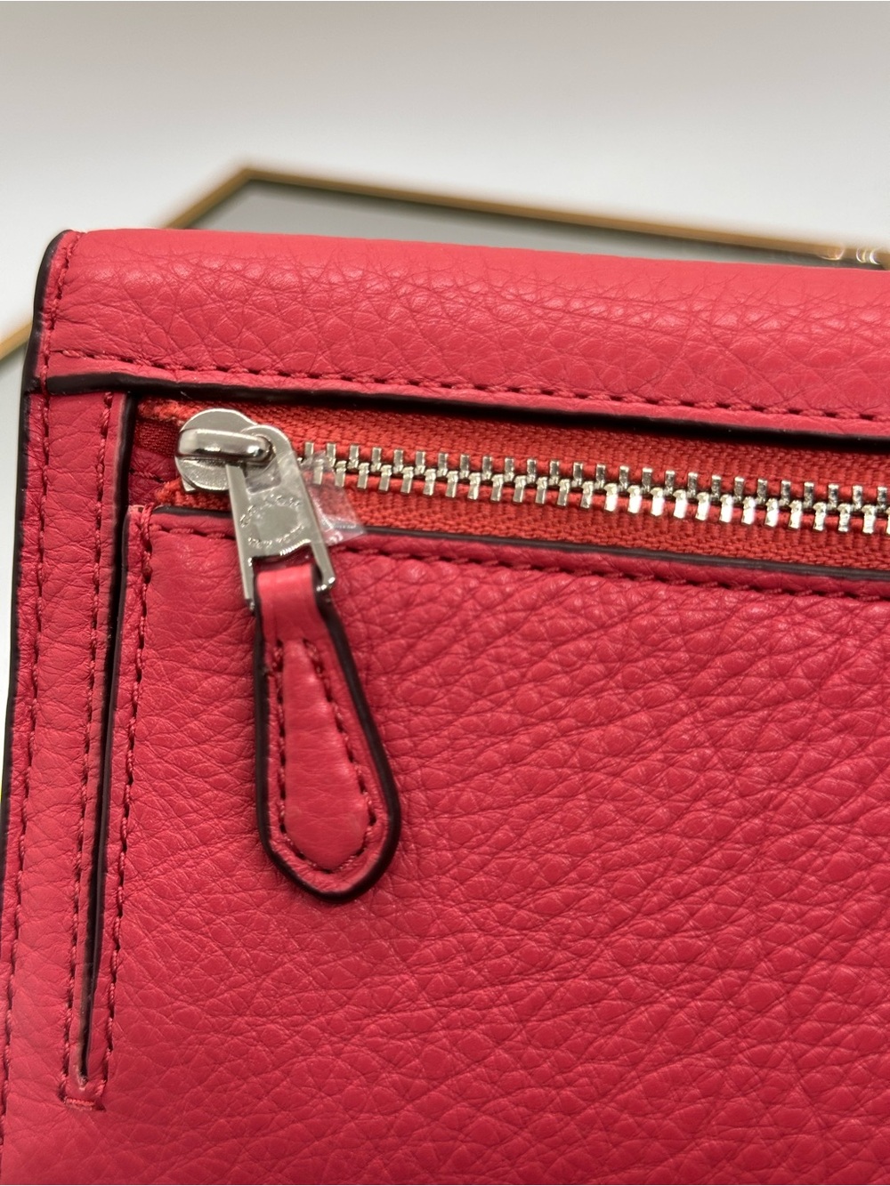 Coach Pebbled Leather Wallet and Checkbook New without tags. Never used. - Picture 8 of 9